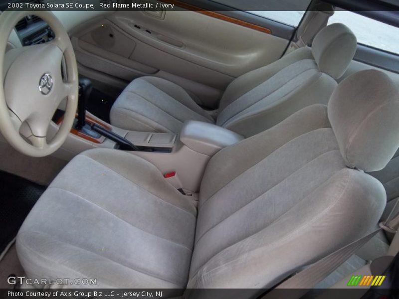 Red Flame Metallic / Ivory 2002 Toyota Solara SE Coupe