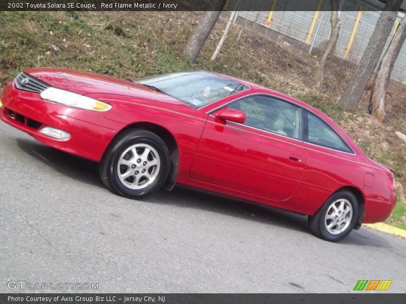 Red Flame Metallic / Ivory 2002 Toyota Solara SE Coupe