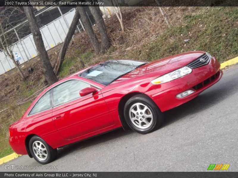 Red Flame Metallic / Ivory 2002 Toyota Solara SE Coupe