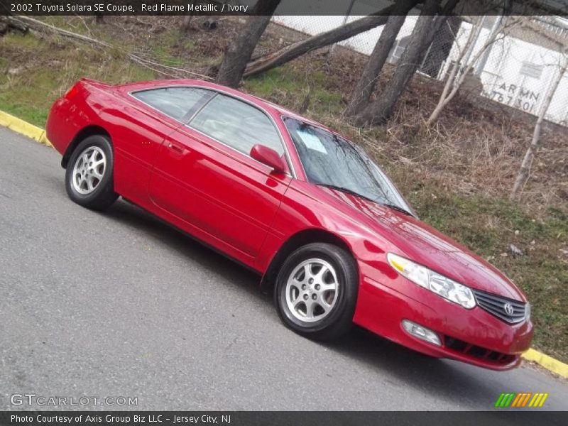 Red Flame Metallic / Ivory 2002 Toyota Solara SE Coupe