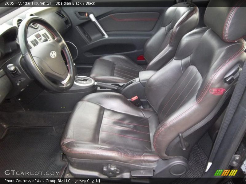 Obsidian Black / Black 2005 Hyundai Tiburon GT