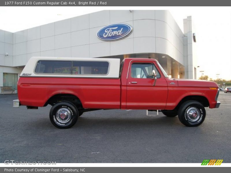  1977 F150 Custom Regular Cab 4x4 Bright Red