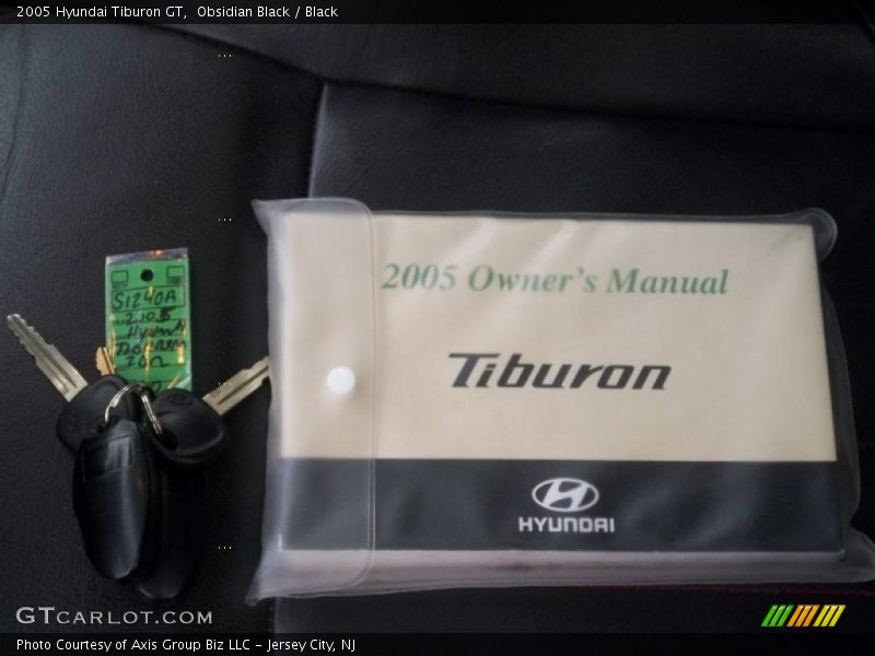Obsidian Black / Black 2005 Hyundai Tiburon GT