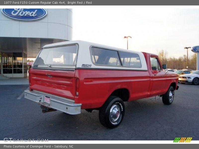  1977 F150 Custom Regular Cab 4x4 Bright Red