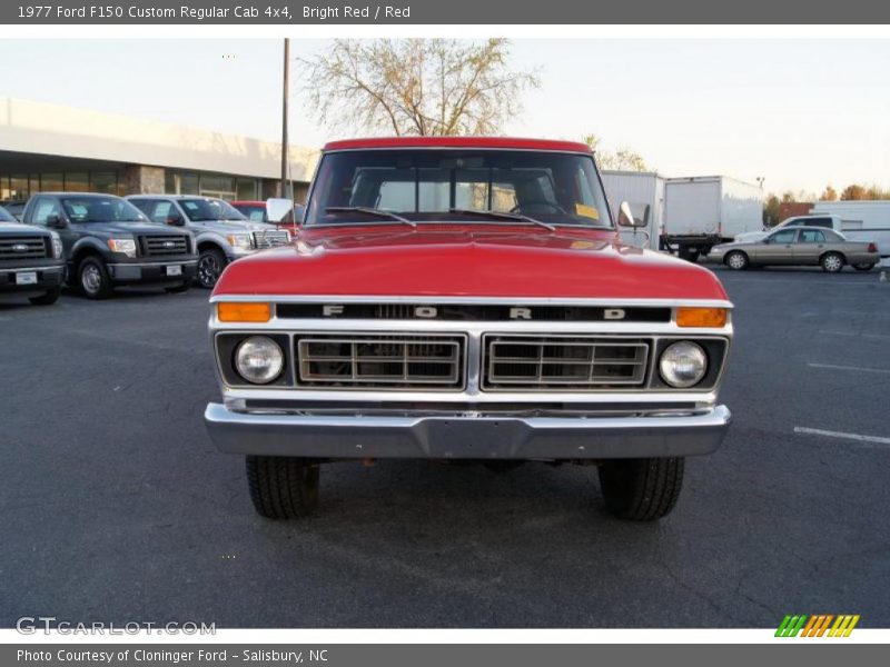  1977 F150 Custom Regular Cab 4x4 Bright Red