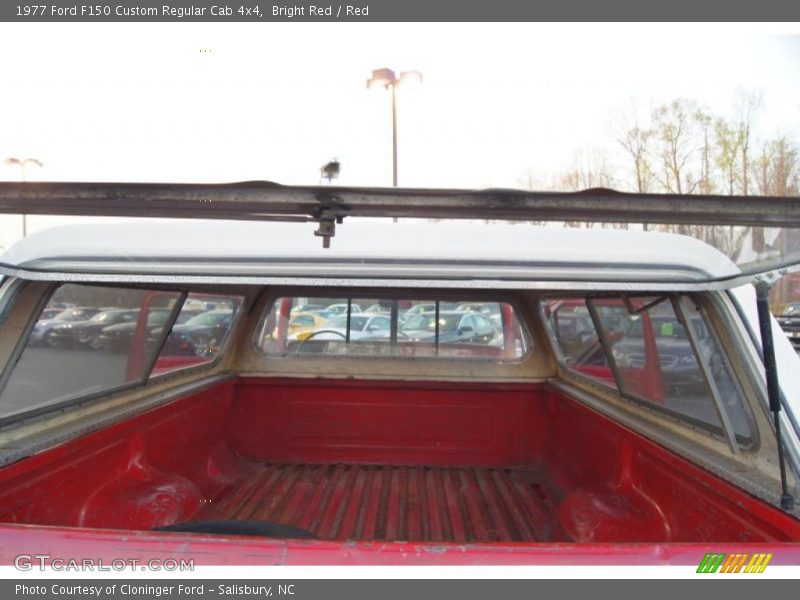 Bright Red / Red 1977 Ford F150 Custom Regular Cab 4x4