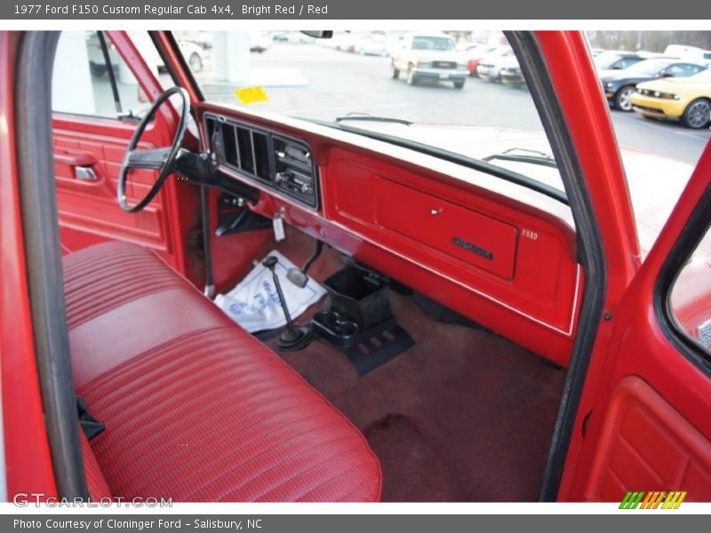 Dashboard of 1977 F150 Custom Regular Cab 4x4