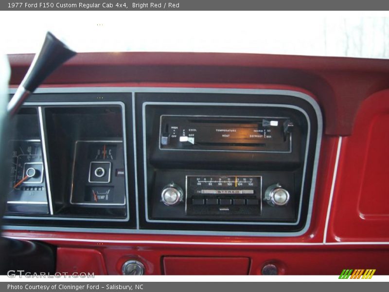 Controls of 1977 F150 Custom Regular Cab 4x4