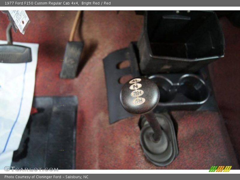 Controls of 1977 F150 Custom Regular Cab 4x4