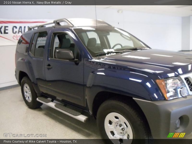 Navy Blue Metallic / Gray 2010 Nissan Xterra X