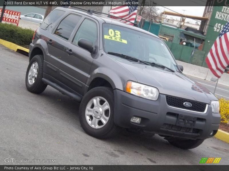 Dark Shadow Grey Metallic / Medium Dark Flint 2003 Ford Escape XLT V6 4WD