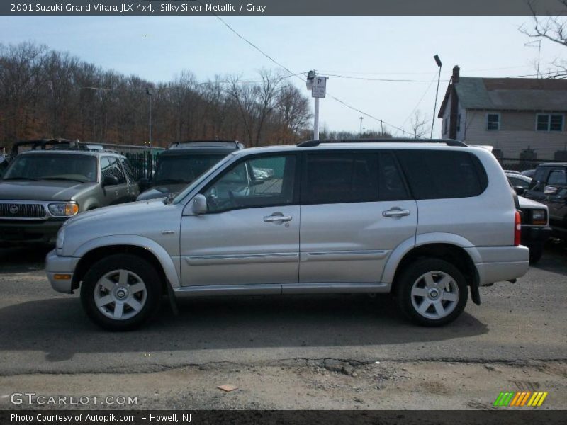 Silky Silver Metallic / Gray 2001 Suzuki Grand Vitara JLX 4x4