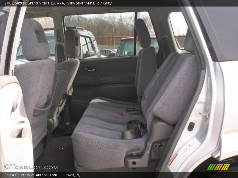 Silky Silver Metallic / Gray 2001 Suzuki Grand Vitara JLX 4x4