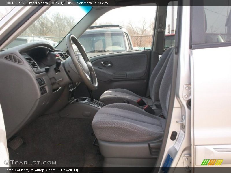 Silky Silver Metallic / Gray 2001 Suzuki Grand Vitara JLX 4x4