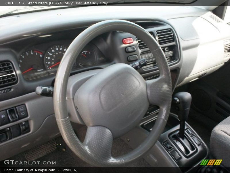 Silky Silver Metallic / Gray 2001 Suzuki Grand Vitara JLX 4x4