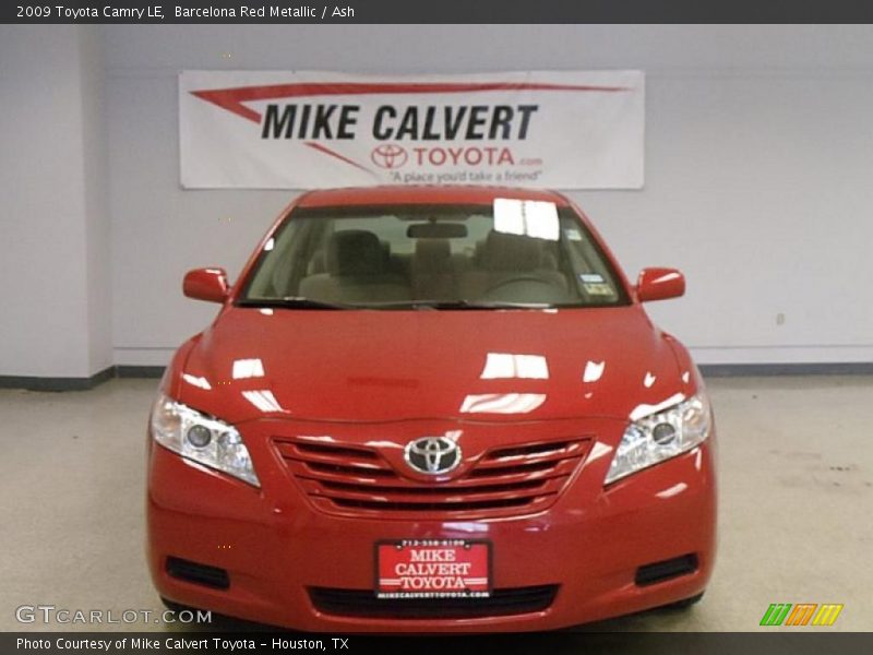 Barcelona Red Metallic / Ash 2009 Toyota Camry LE