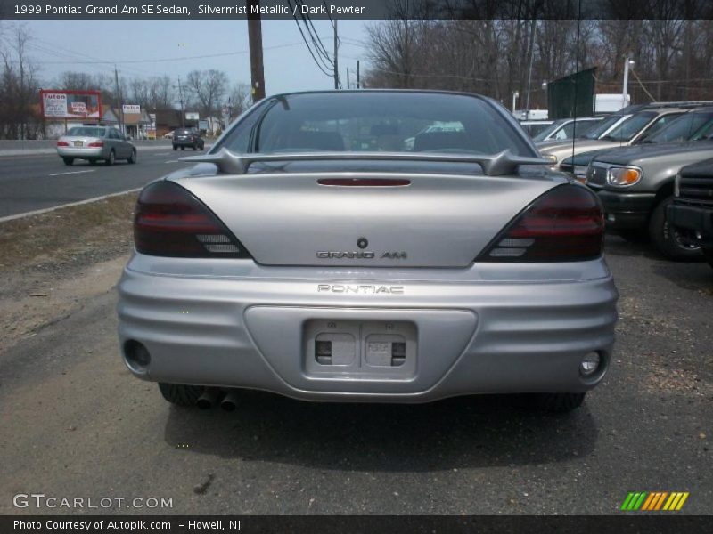 Silvermist Metallic / Dark Pewter 1999 Pontiac Grand Am SE Sedan