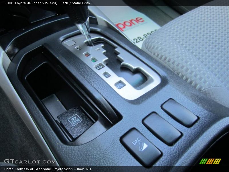 Black / Stone Gray 2008 Toyota 4Runner SR5 4x4