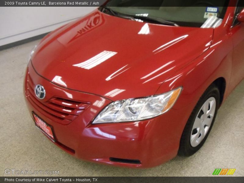 Barcelona Red Metallic / Ash 2009 Toyota Camry LE