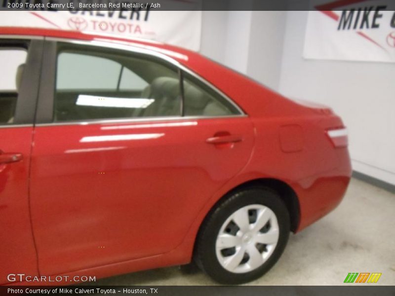 Barcelona Red Metallic / Ash 2009 Toyota Camry LE