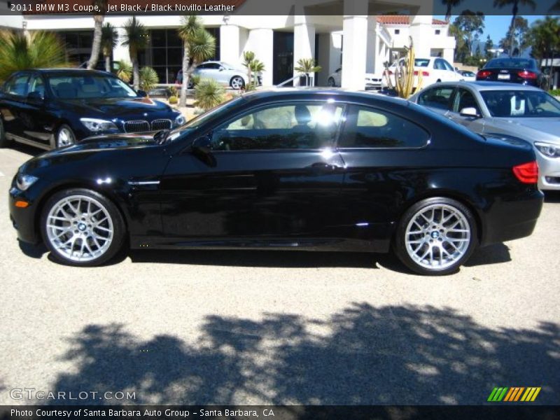 Jet Black / Black Novillo Leather 2011 BMW M3 Coupe