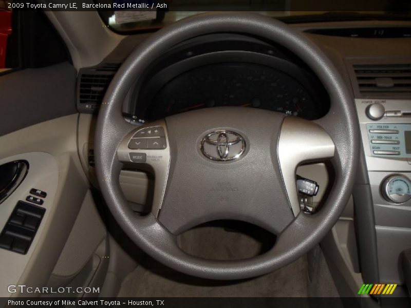 Barcelona Red Metallic / Ash 2009 Toyota Camry LE
