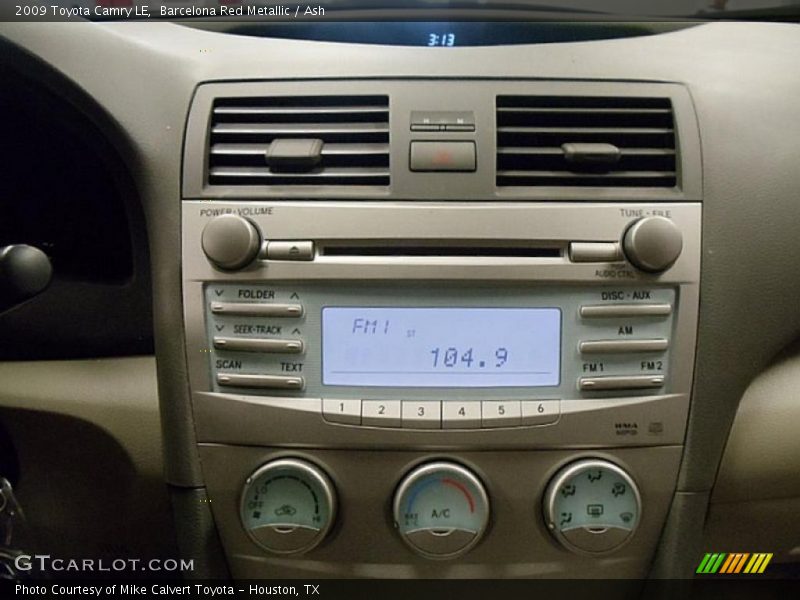 Barcelona Red Metallic / Ash 2009 Toyota Camry LE
