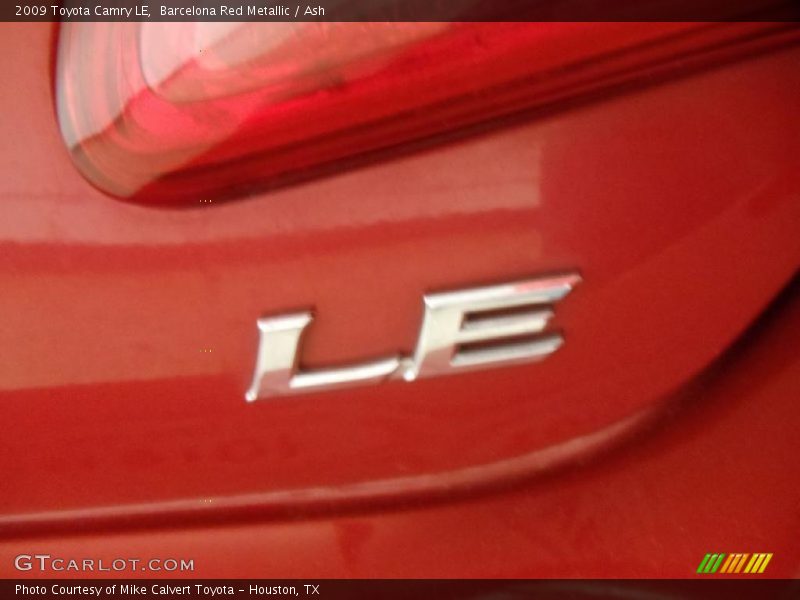 Barcelona Red Metallic / Ash 2009 Toyota Camry LE