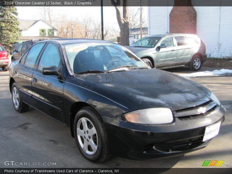 Black / Graphite 2004 Chevrolet Cavalier LS Sedan