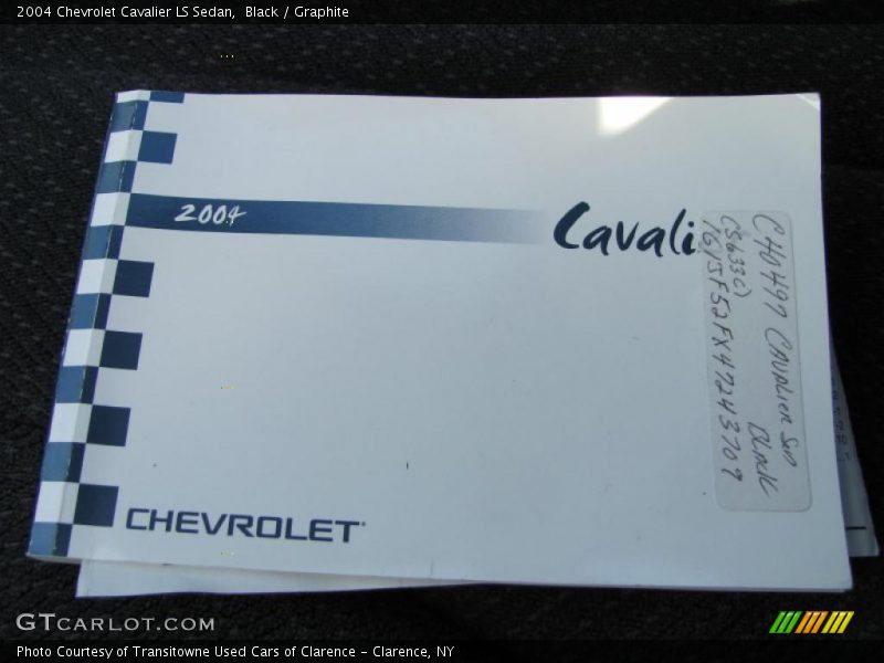 Black / Graphite 2004 Chevrolet Cavalier LS Sedan