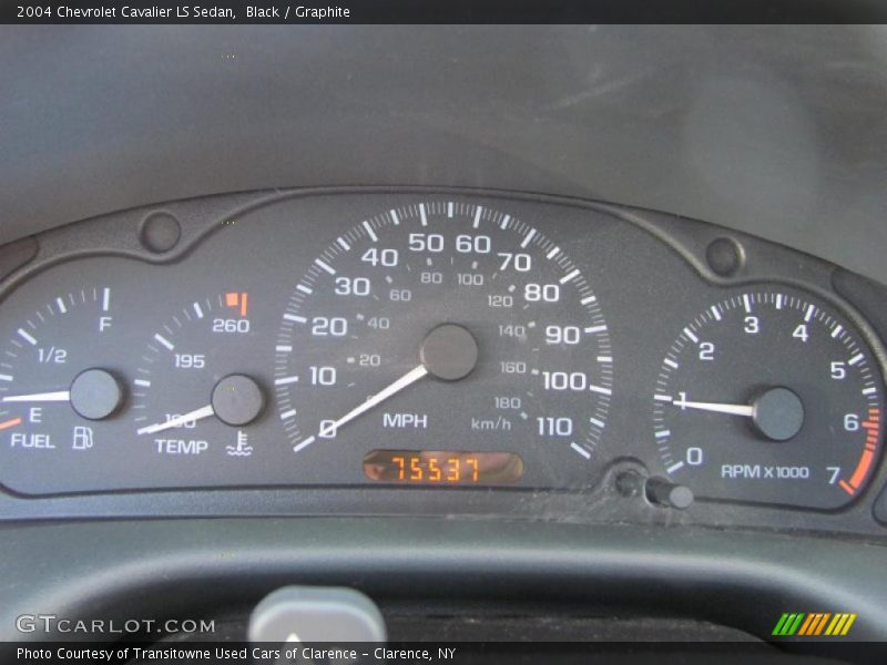 Black / Graphite 2004 Chevrolet Cavalier LS Sedan