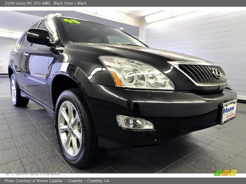 Black Onyx / Black 2008 Lexus RX 350 AWD