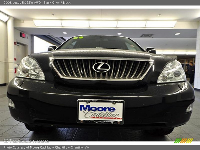 Black Onyx / Black 2008 Lexus RX 350 AWD