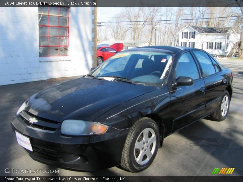 Black / Graphite 2004 Chevrolet Cavalier LS Sedan