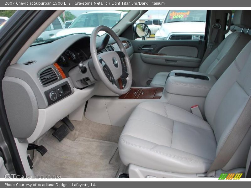  2007 Suburban 1500 LTZ Light Titanium/Dark Titanium Interior