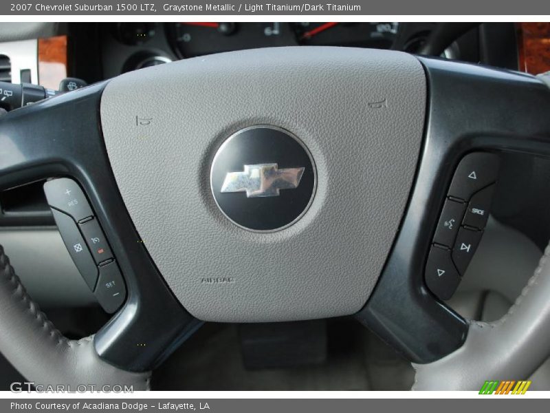 Graystone Metallic / Light Titanium/Dark Titanium 2007 Chevrolet Suburban 1500 LTZ