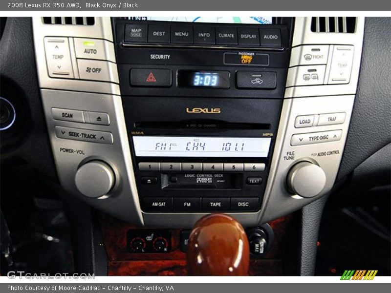Black Onyx / Black 2008 Lexus RX 350 AWD