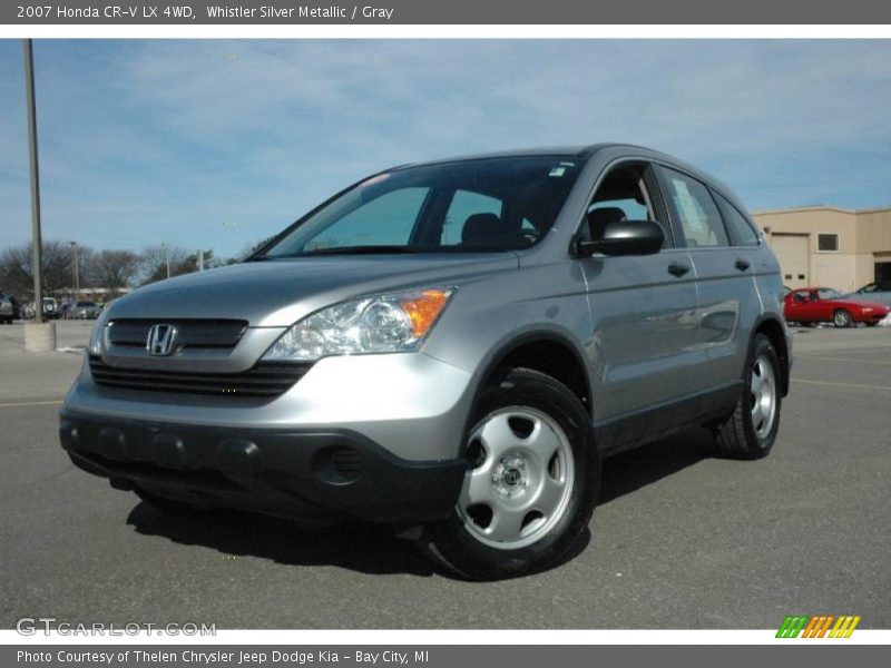 Whistler Silver Metallic / Gray 2007 Honda CR-V LX 4WD