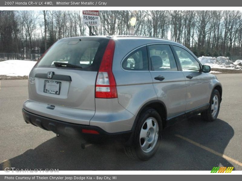 Whistler Silver Metallic / Gray 2007 Honda CR-V LX 4WD