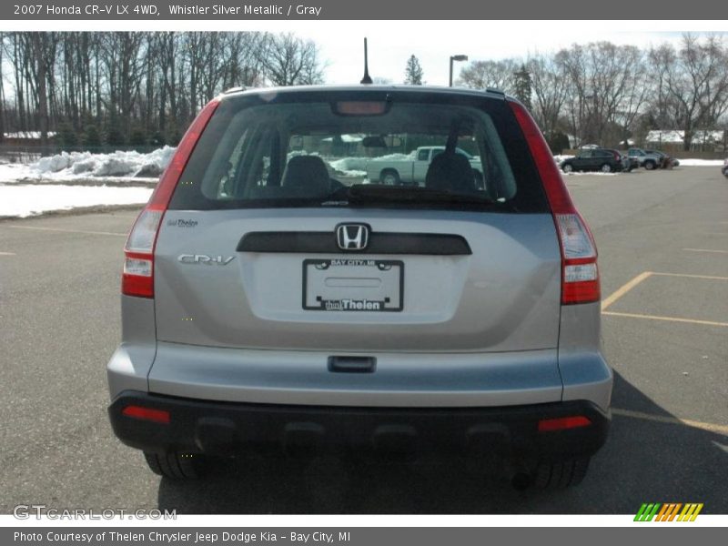 Whistler Silver Metallic / Gray 2007 Honda CR-V LX 4WD