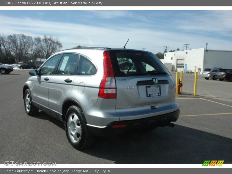 Whistler Silver Metallic / Gray 2007 Honda CR-V LX 4WD