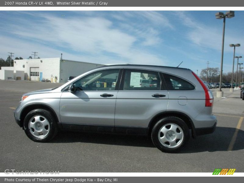 Whistler Silver Metallic / Gray 2007 Honda CR-V LX 4WD