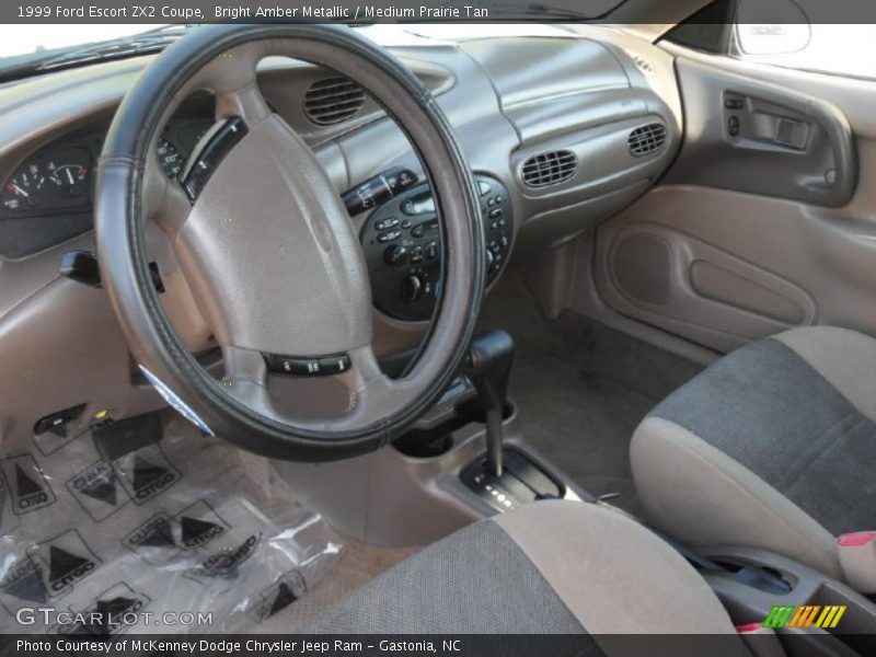 Medium Prairie Tan Interior - 1999 Escort ZX2 Coupe 