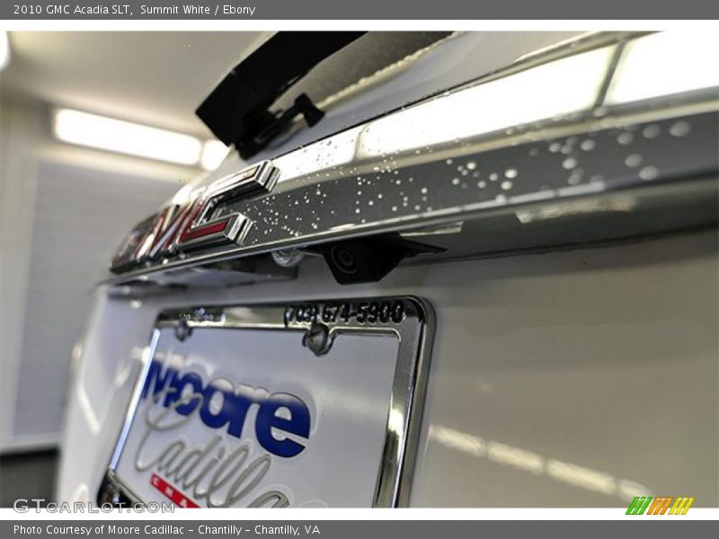Summit White / Ebony 2010 GMC Acadia SLT