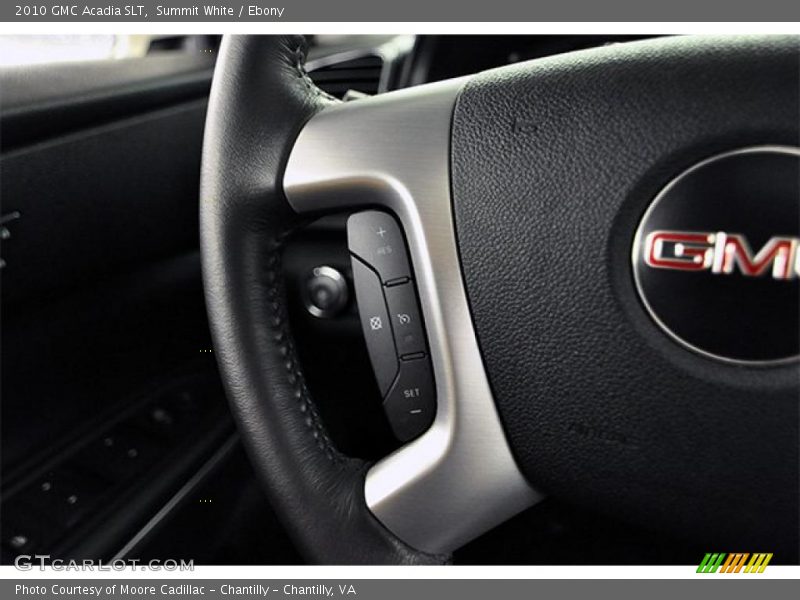 Summit White / Ebony 2010 GMC Acadia SLT