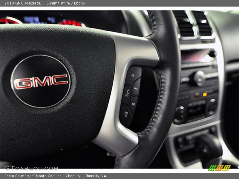 Summit White / Ebony 2010 GMC Acadia SLT