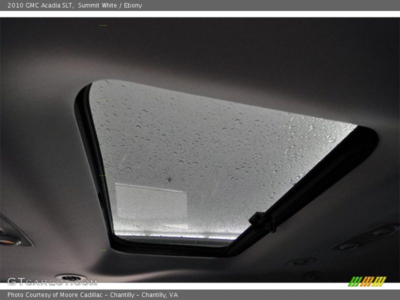 Summit White / Ebony 2010 GMC Acadia SLT