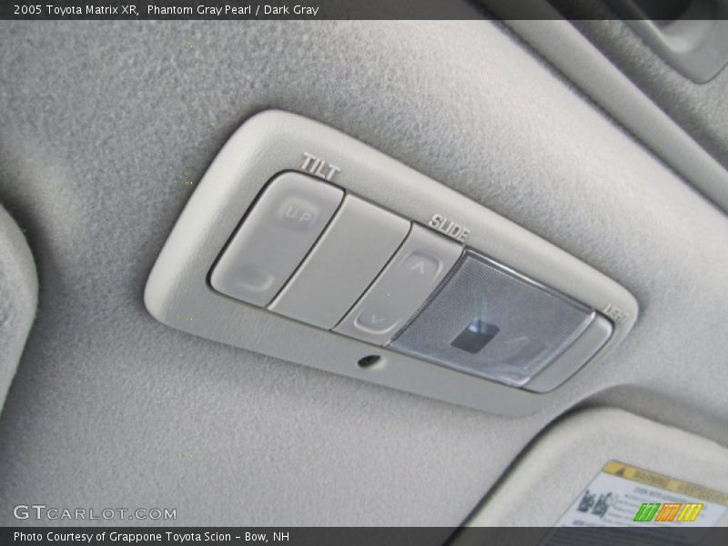Phantom Gray Pearl / Dark Gray 2005 Toyota Matrix XR