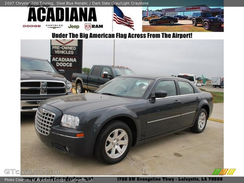 Steel Blue Metallic / Dark Slate Gray/Light Graystone 2007 Chrysler 300 Touring