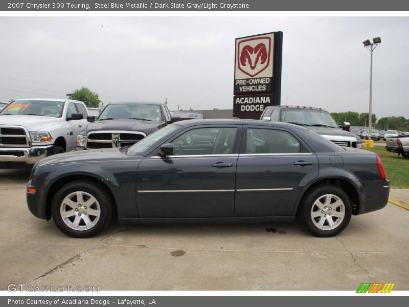 Steel Blue Metallic / Dark Slate Gray/Light Graystone 2007 Chrysler 300 Touring